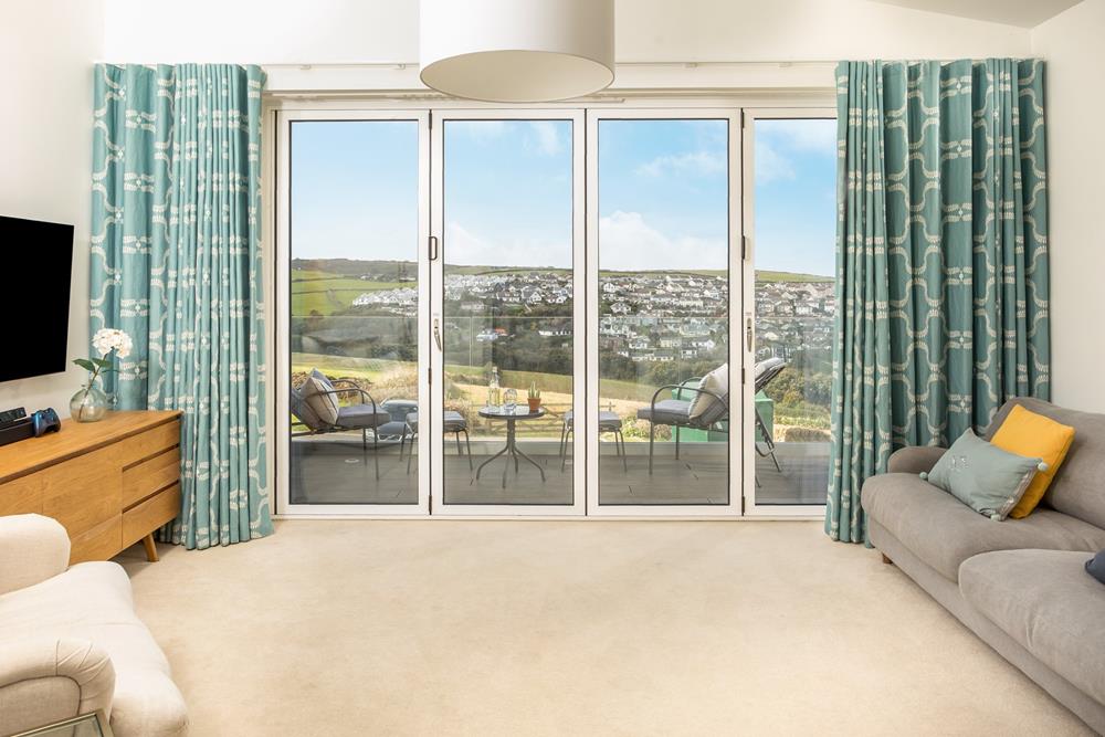 Reverse-level living lets you take in the beautiful rural and coastal views.