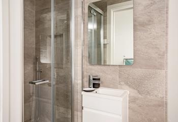 Start the day with an invigorating morning shower.