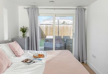 Sink into a king size bed after a busy day exploring the coast path.