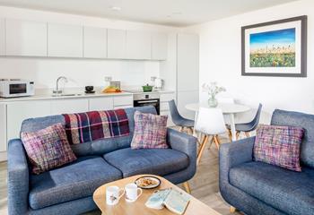 Sink into the sumptuous sofas after a day walking the coast path, sampling all the delights of Cornwall on the way! 