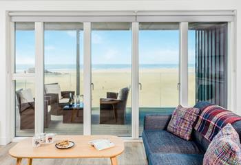 Whatever the weather, you can enjoy the stunning sea views. 