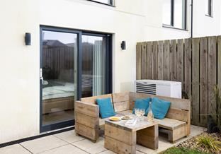 Spend balmy evenings dining al fresco as the sun goes down.