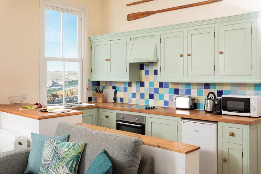 You can enjoy the views whilst in the open plan kitchen.