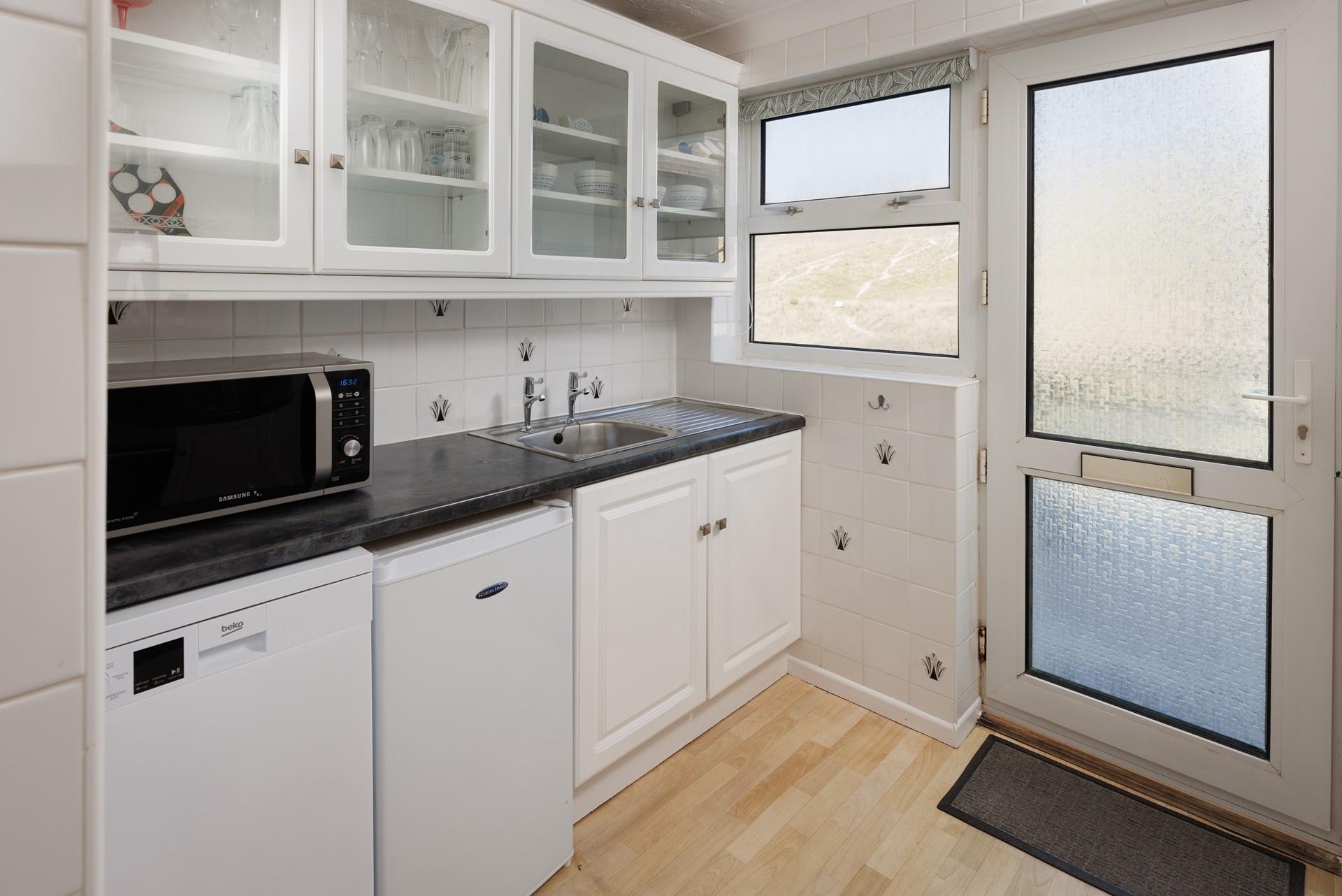Enjoy views of the sand dunes as you prepare breakfast, lunch or dinner.
