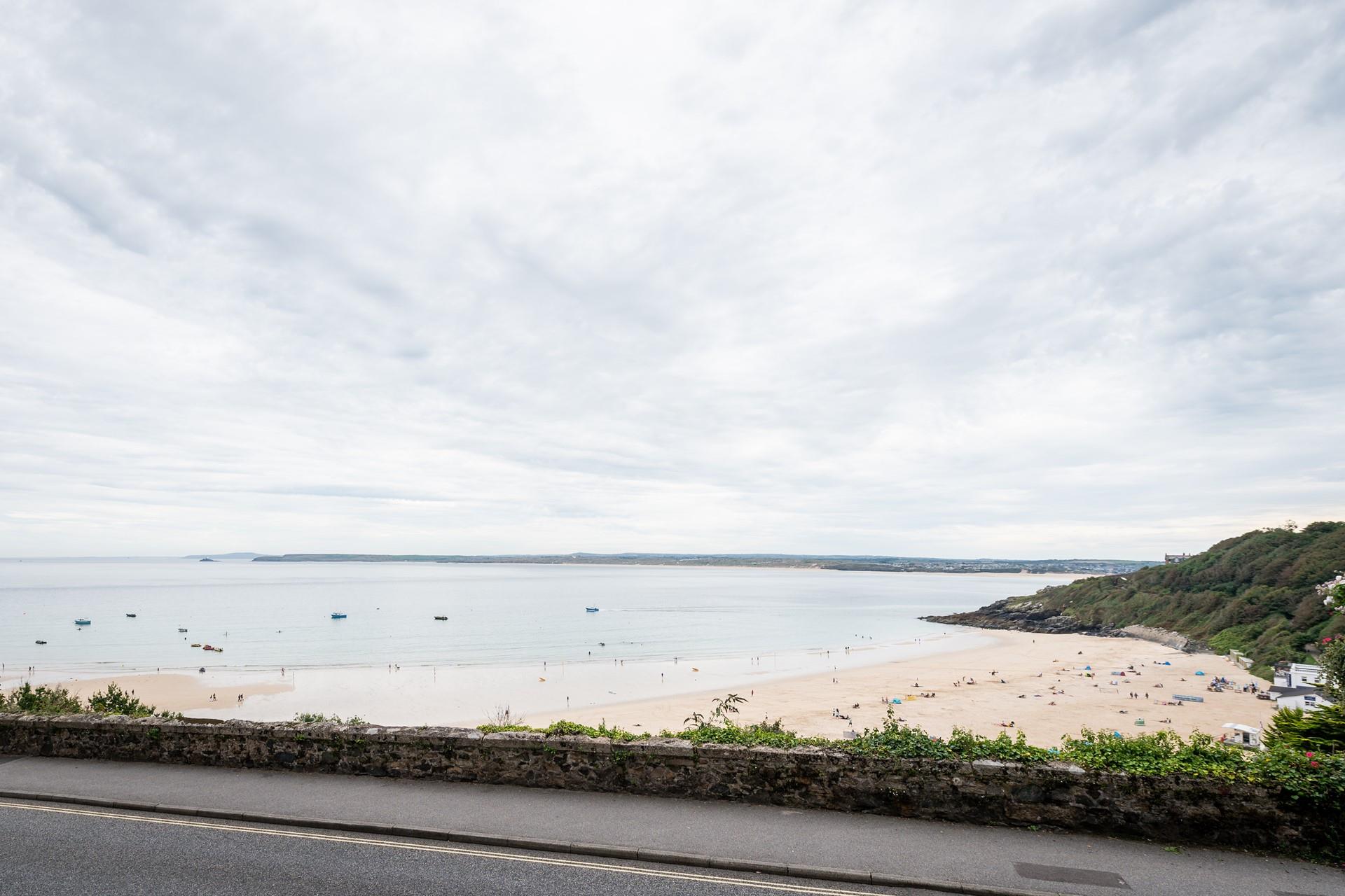 Wander down to Porthminster beach to spend the day on the sand and paddling in the azure waters.
