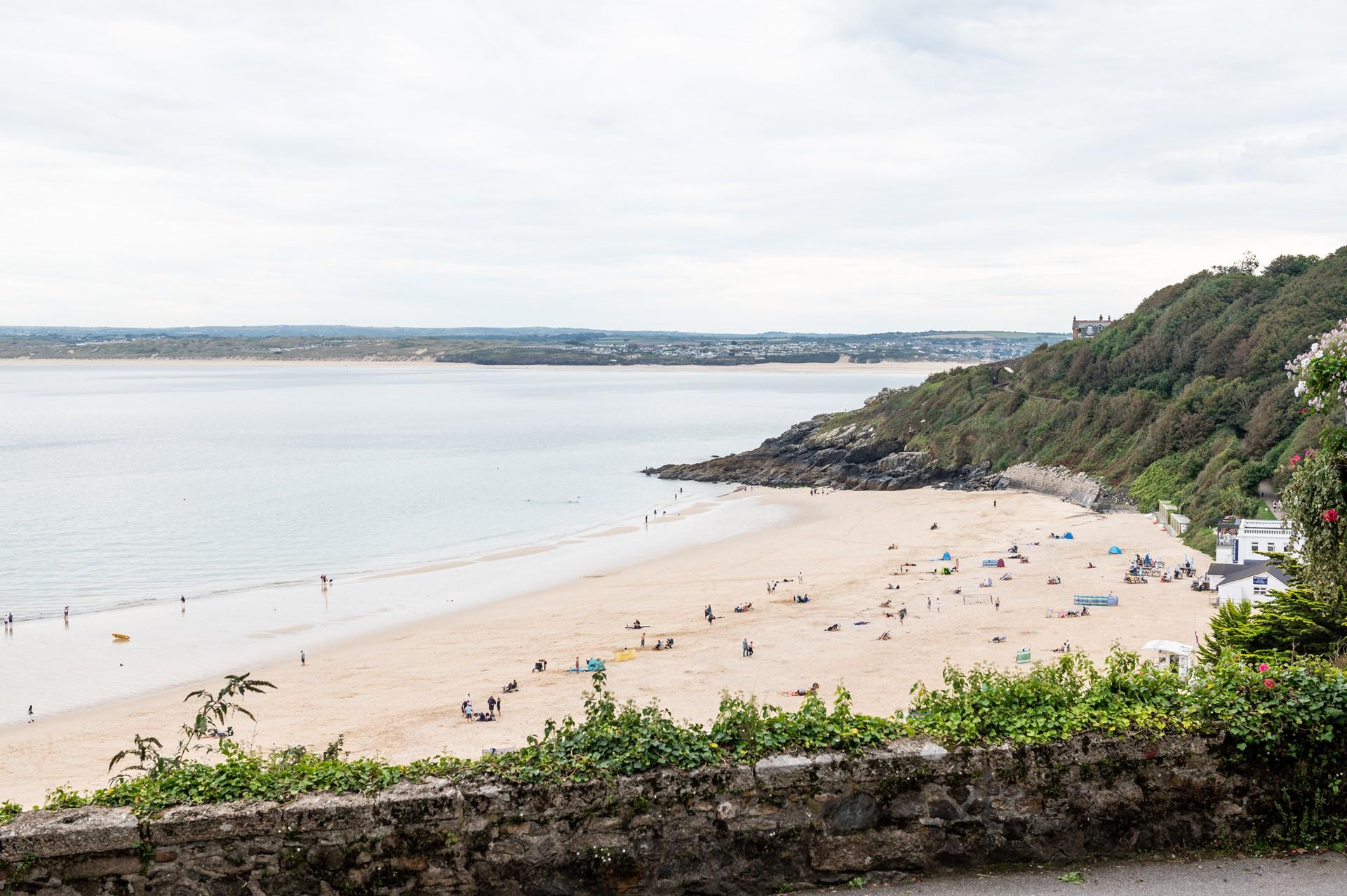 Wander down for a quiet morning dip in the sea.
