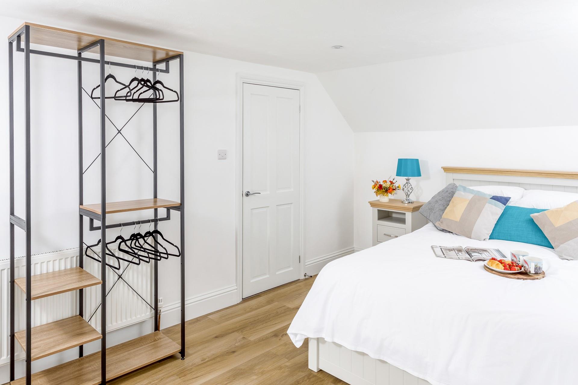 Treat yourself to breakfast in bed whilst discussing the day's plans.