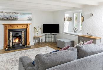 Listen to the crackle of the woodburner whilst you relax on the sofa on chilly evenings.