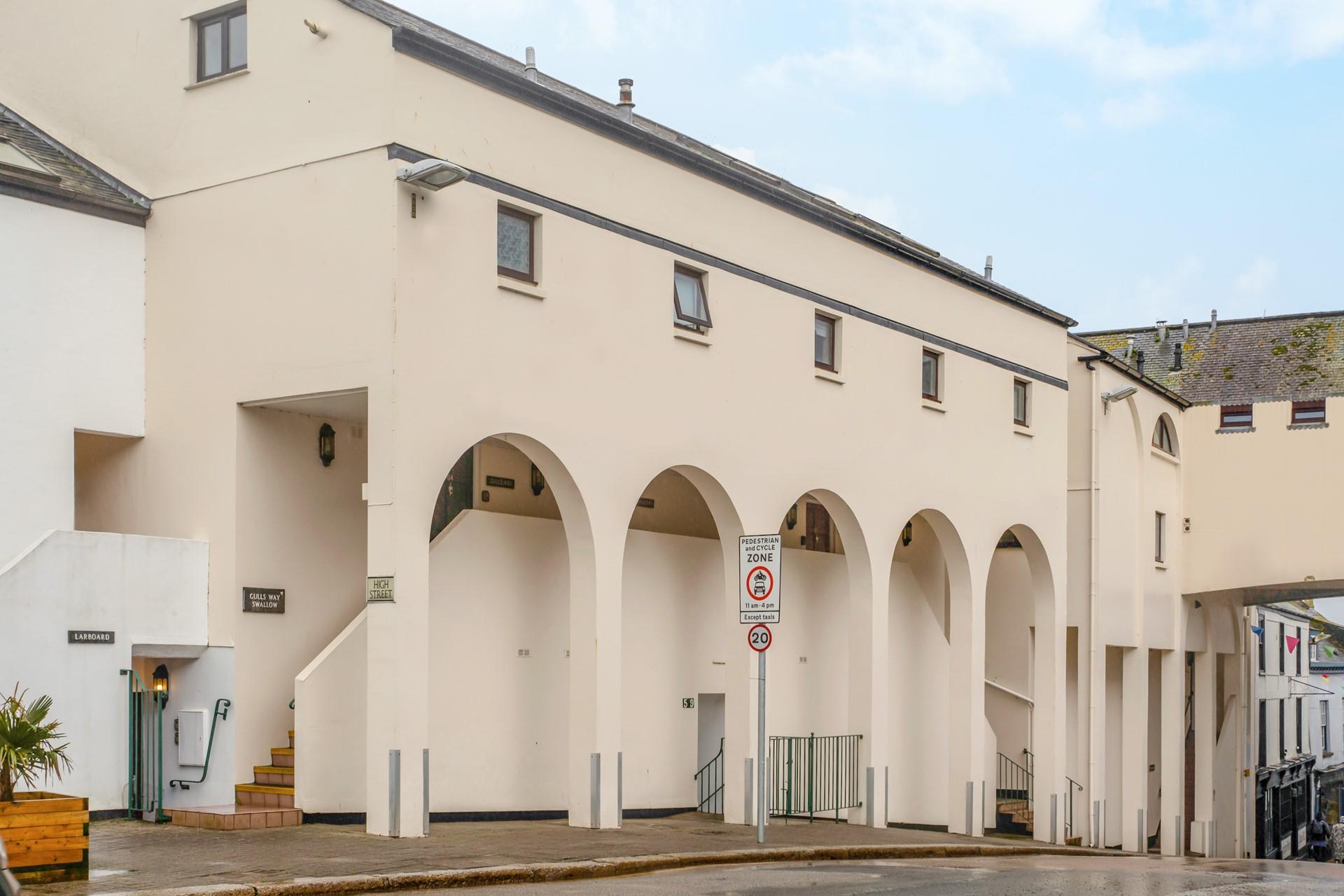 The packet quays building is located at the top of the high street.