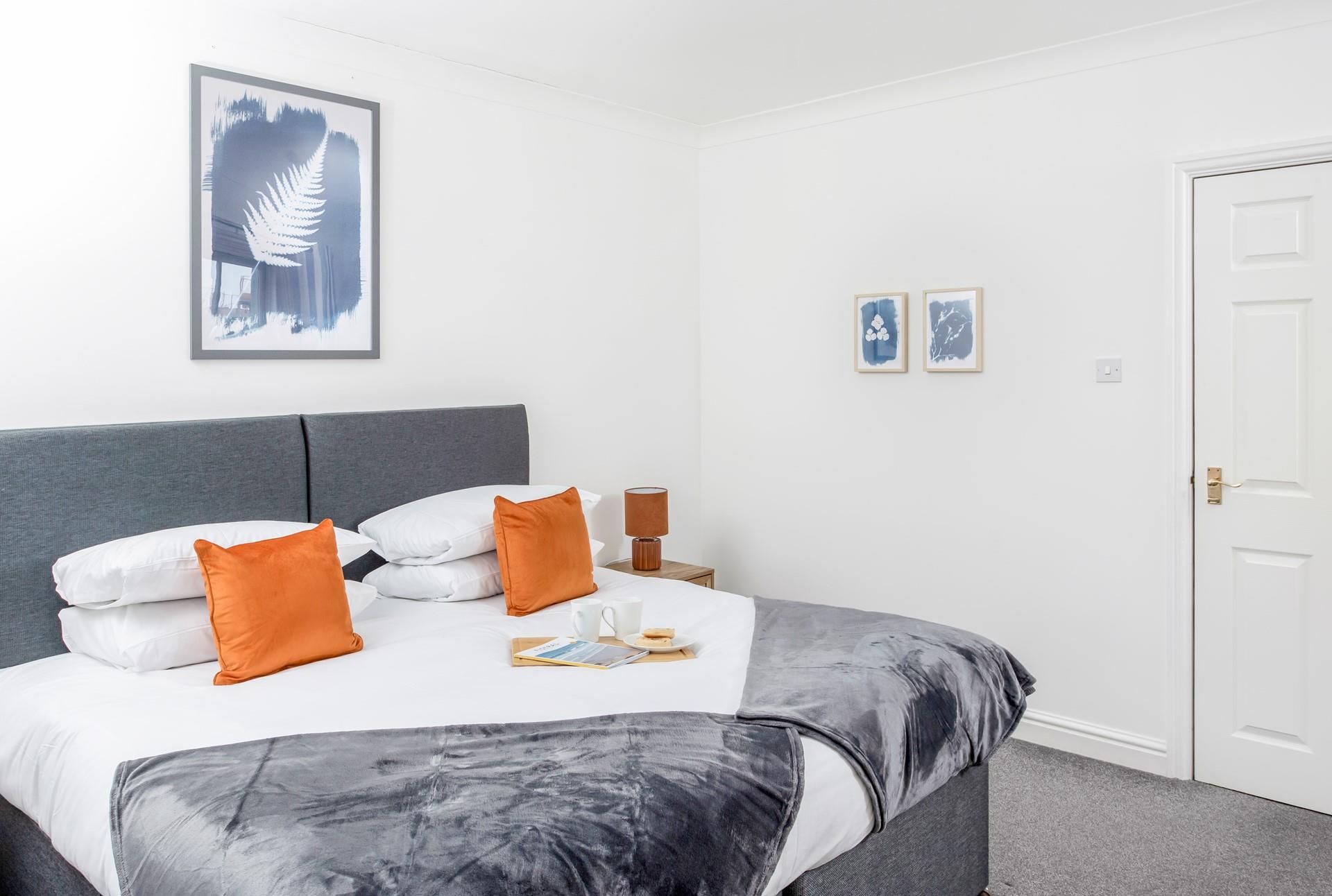 Enjoy a cup of tea in bed when you wake up and decide on the day's plans.