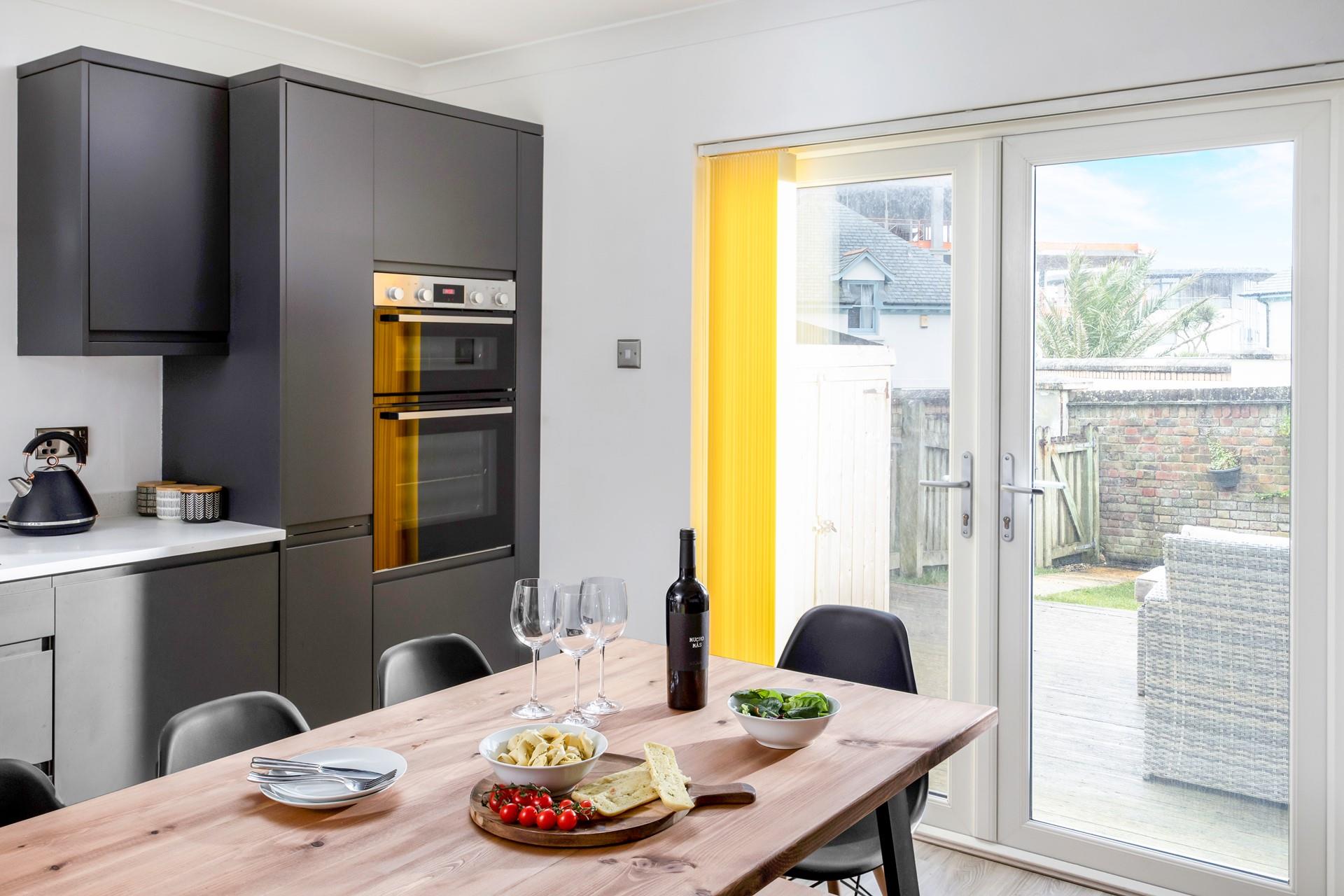 Open the patio doors so you can enjoy a mix of indoor and outdoor living.