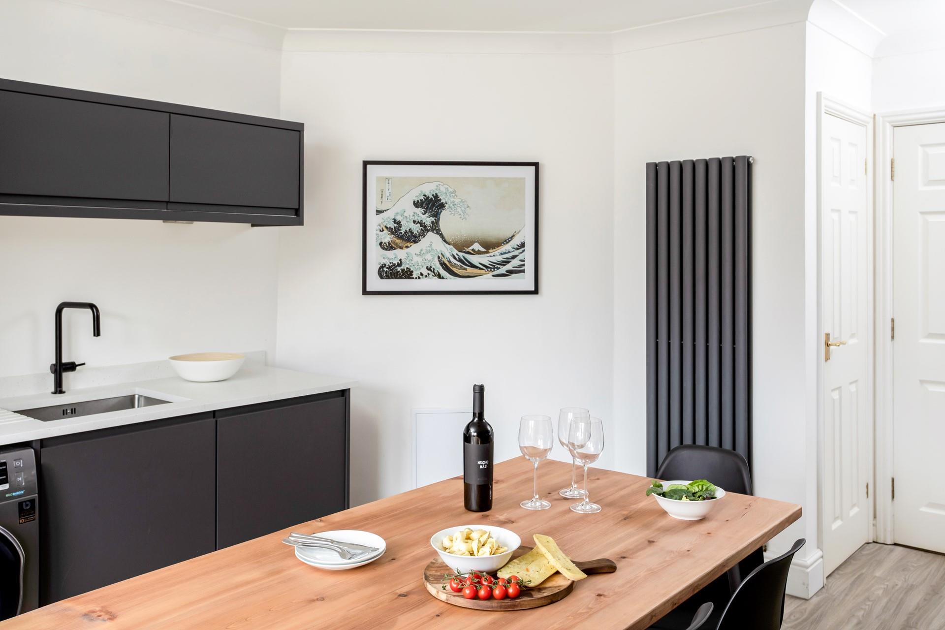 Gather the family around for a delicious home-cooked meal after a day spent on Fistral beach.