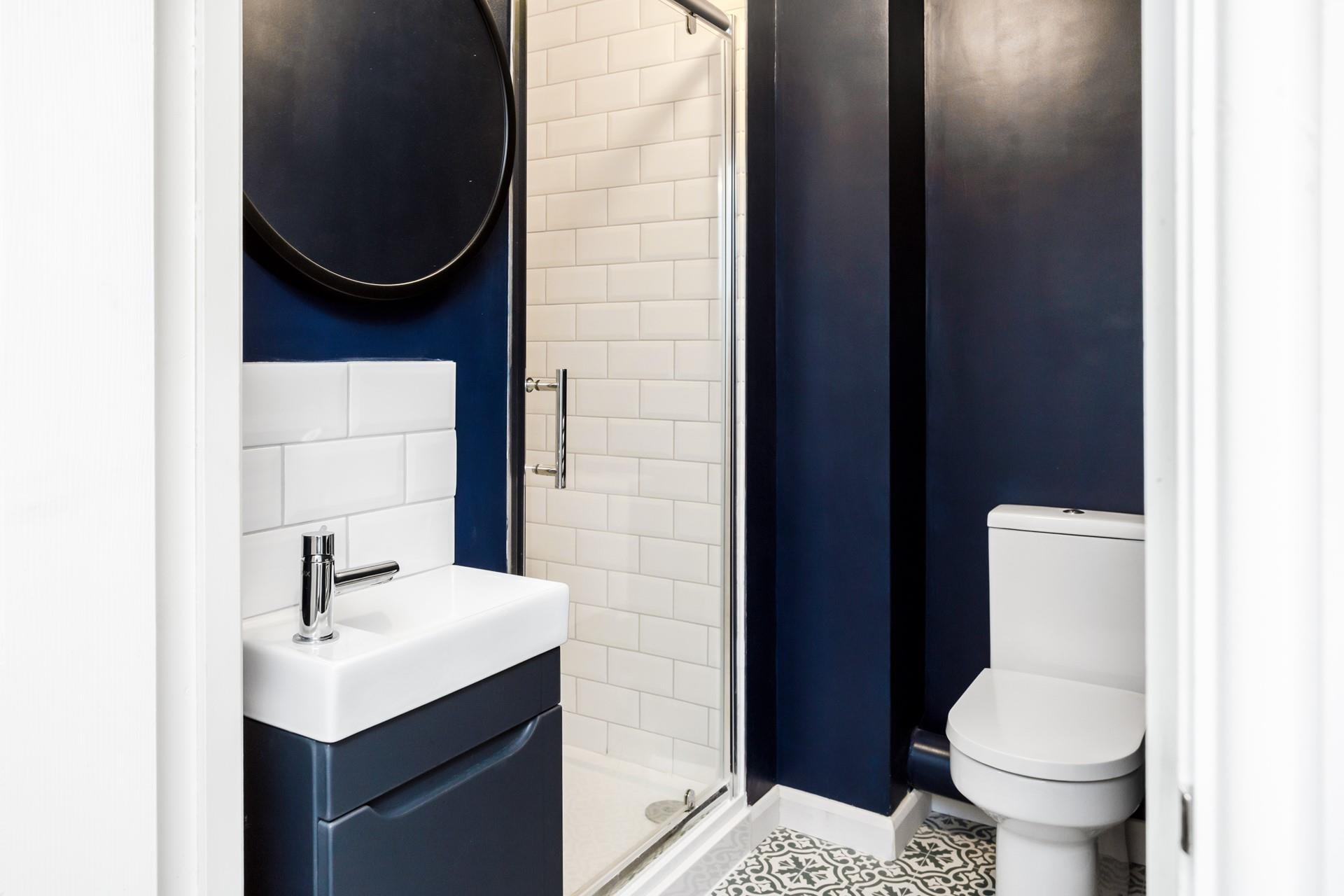 The ground floor shower room is perfect for washing off sandy toes!