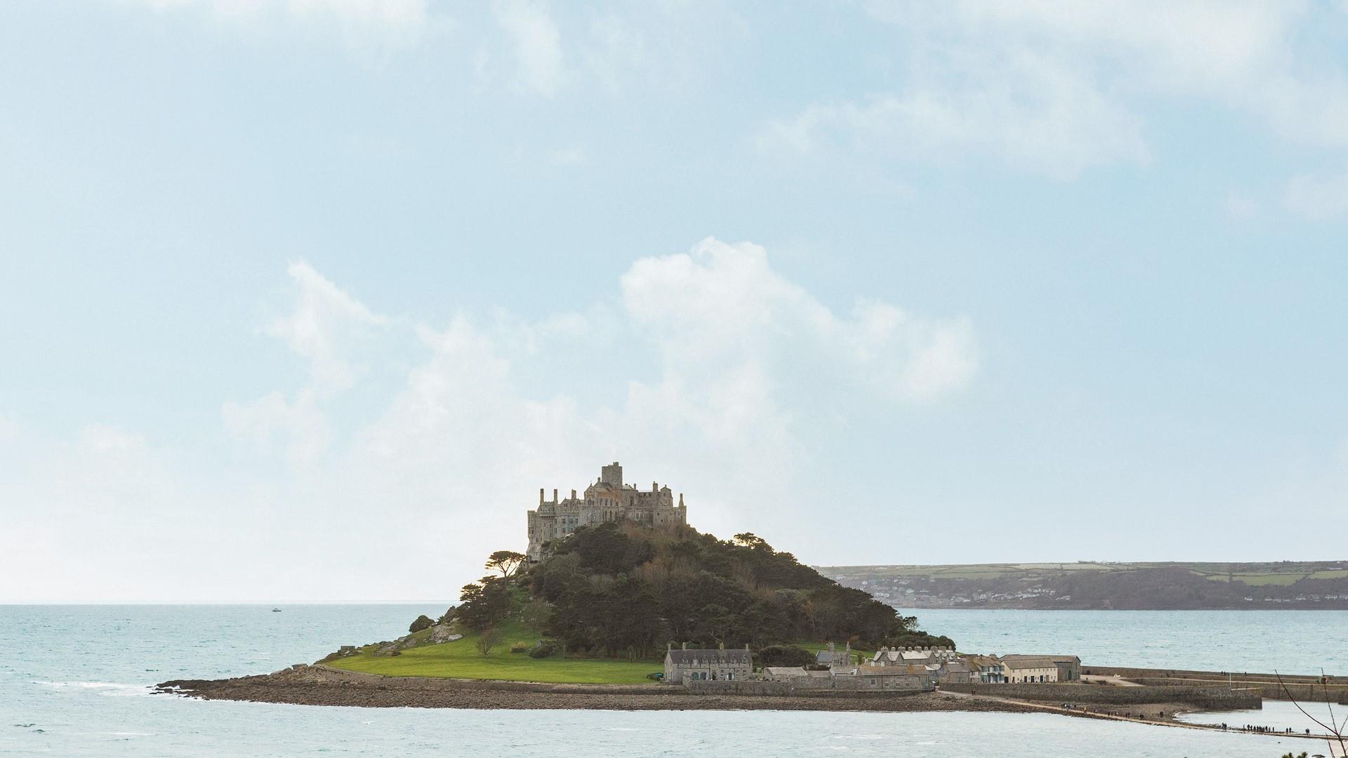Take a stroll to St Michael's Mount when the tides out.