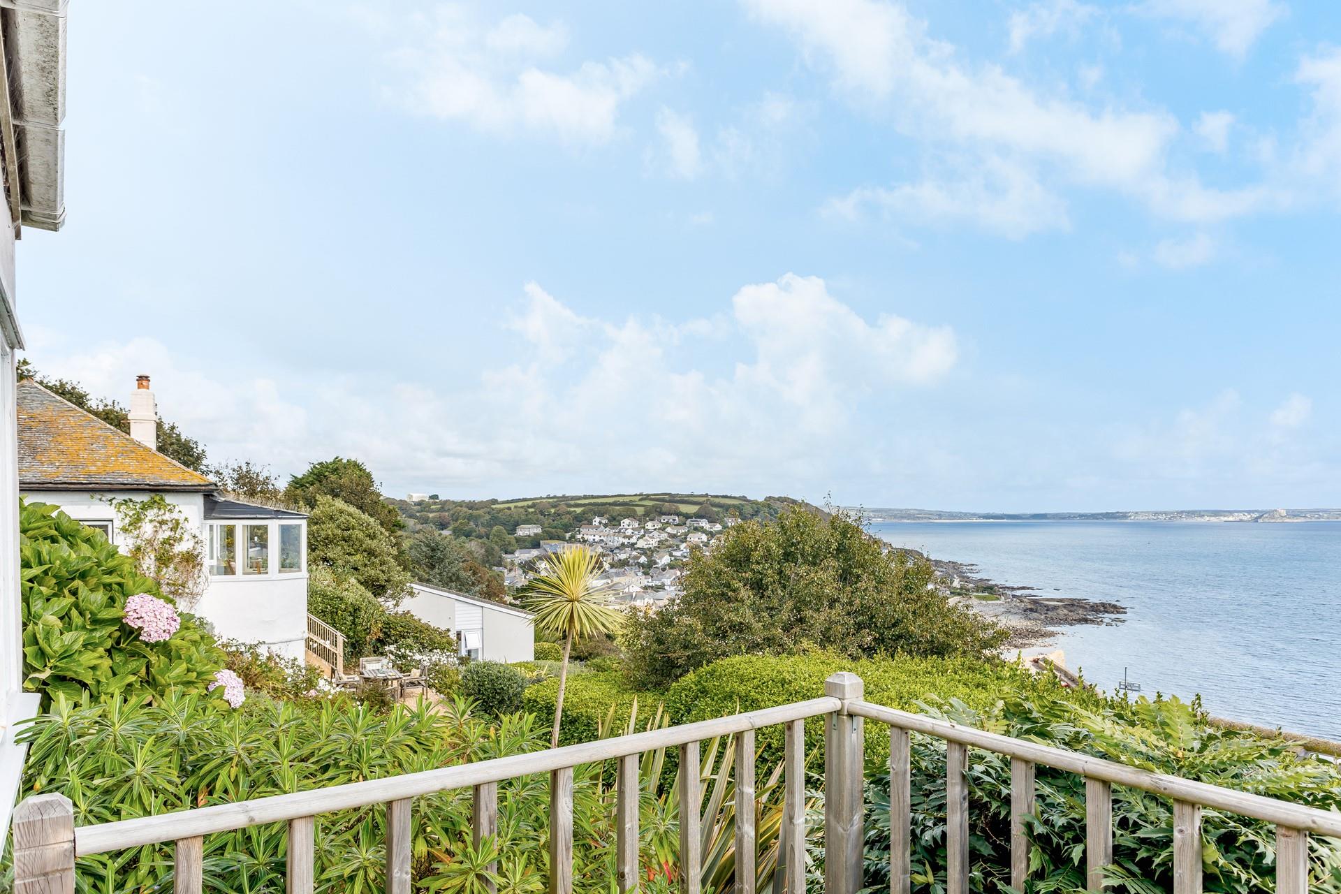 Take your morning cuppa outside to take in the views and check the day's weather.