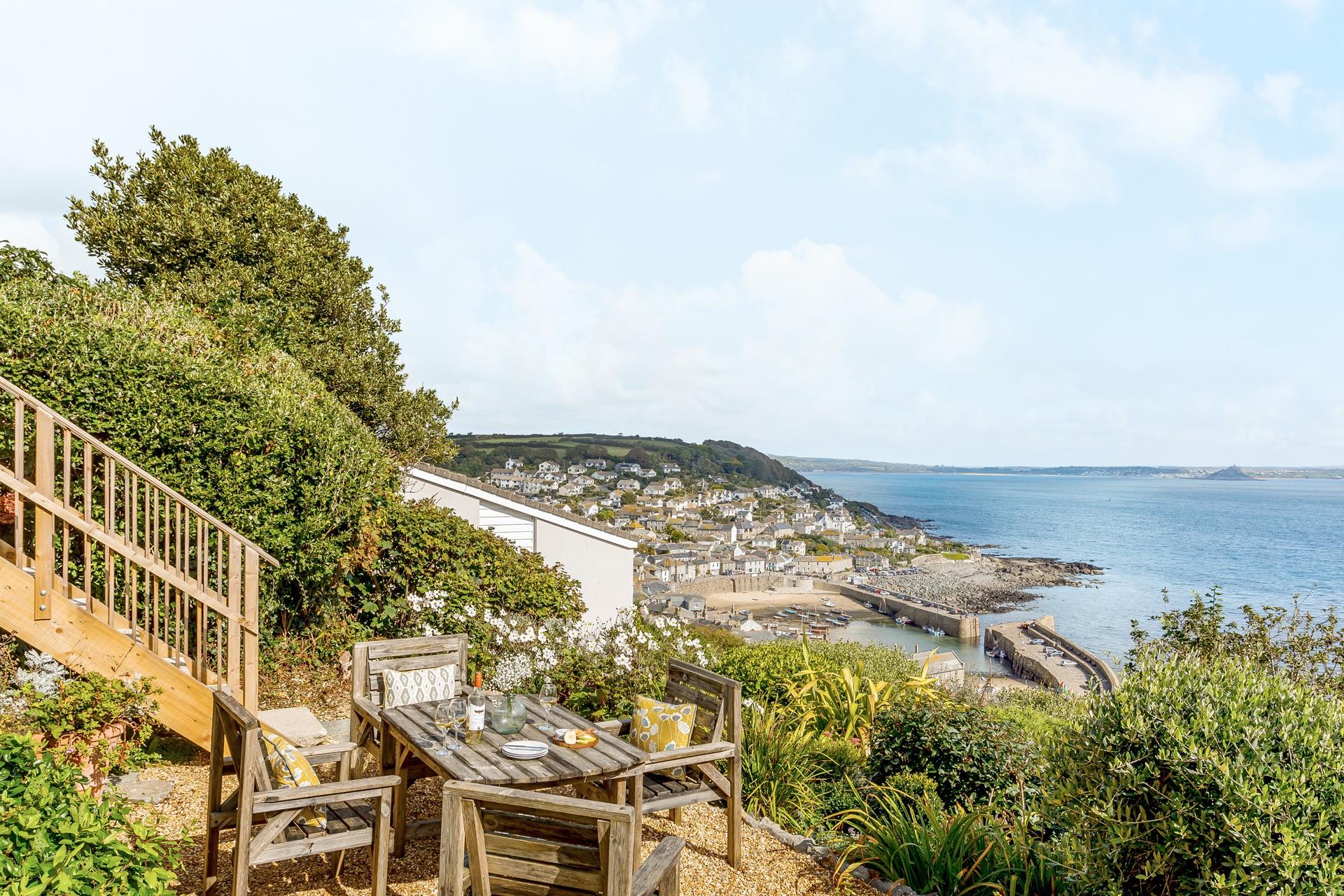 Spend long lazy lunches in the garden with this gorgeous view as a backdrop.