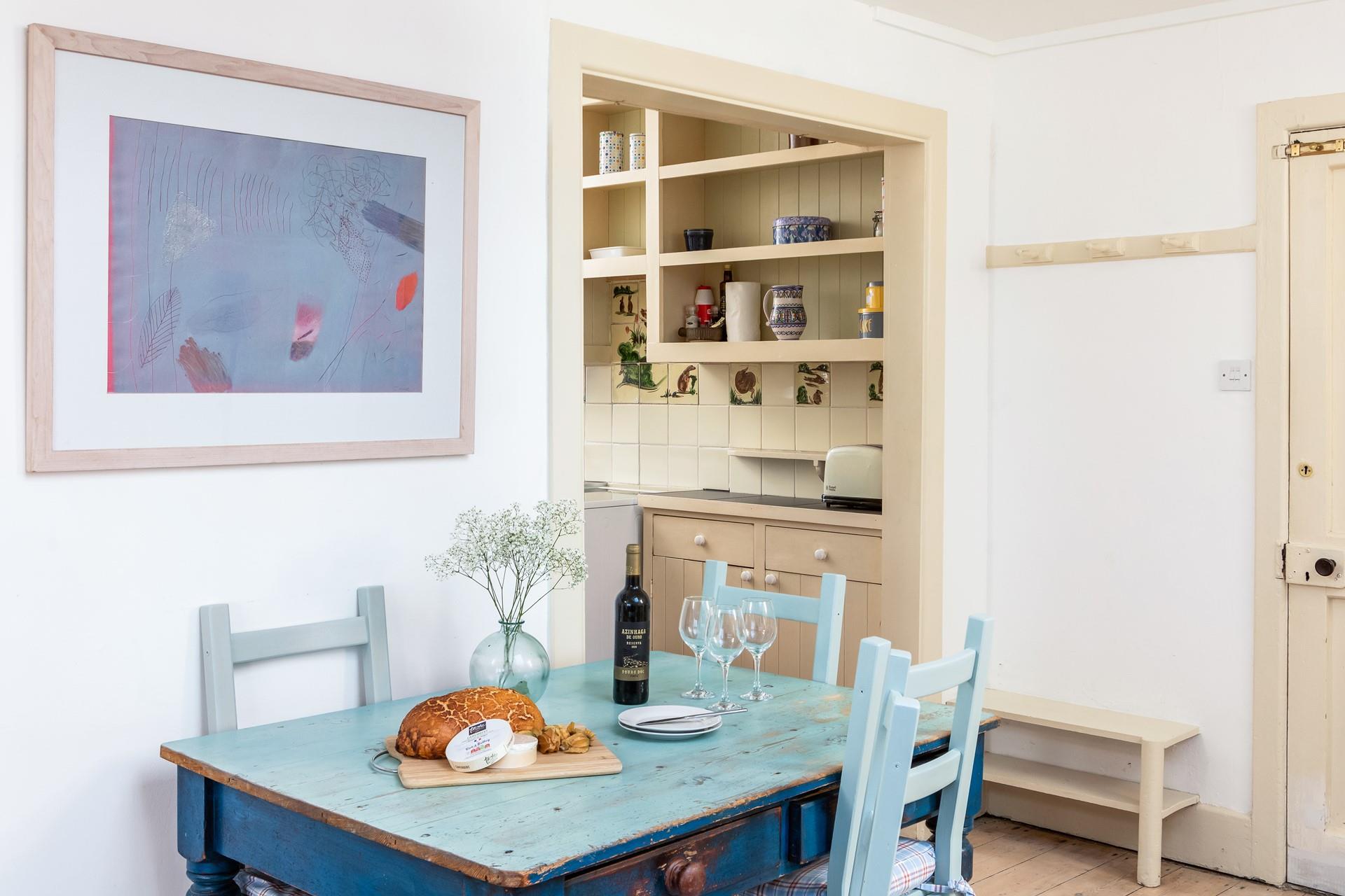 Enjoy a meal filled with fresh local ingredients in the evening.