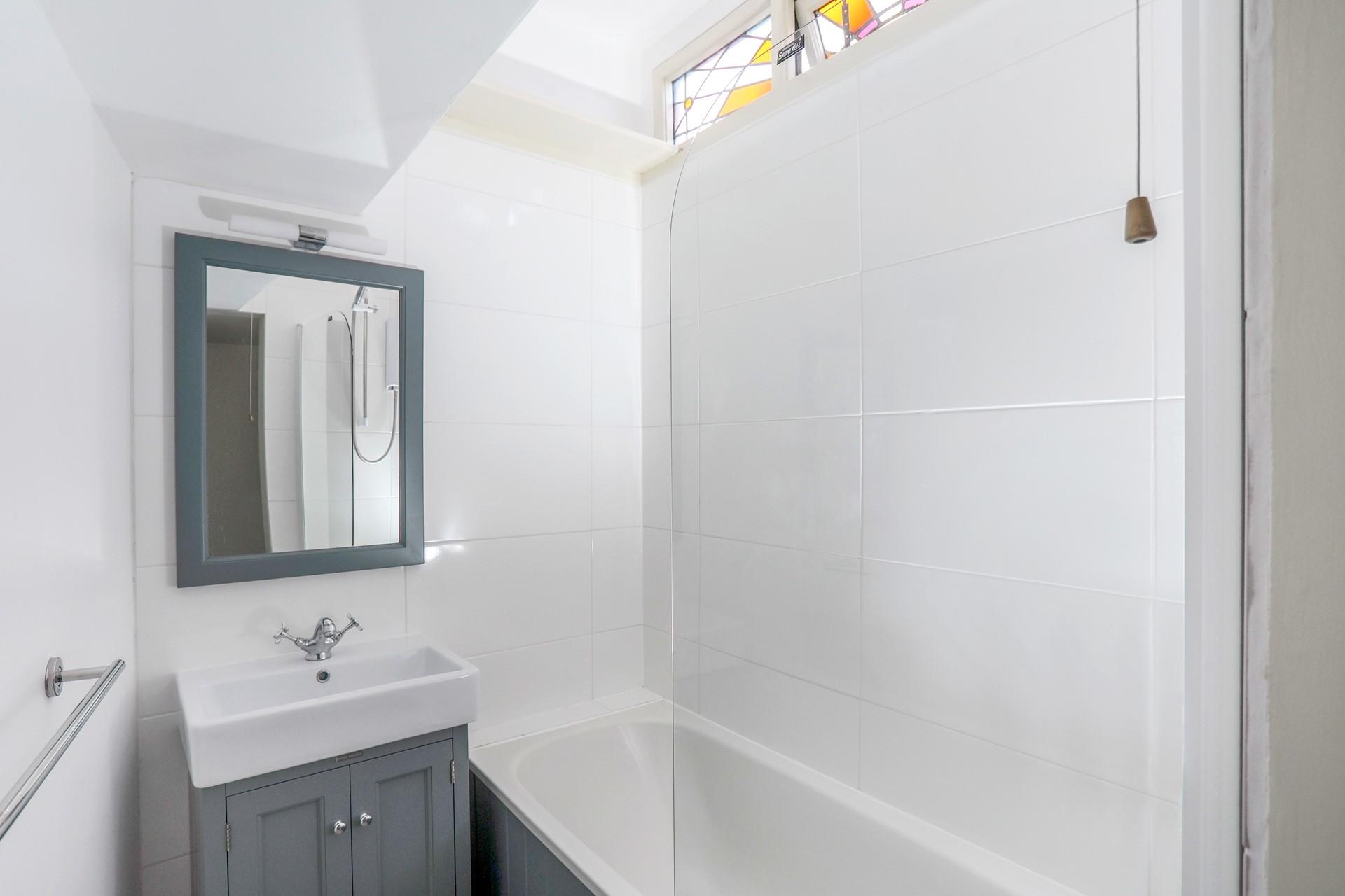 Wash off sandy toes in the bathroom after a day spent on the beach.