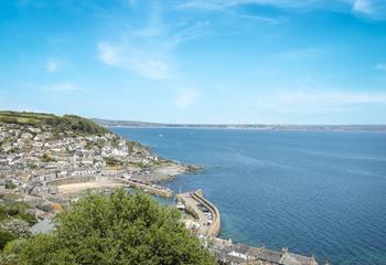 Walk down to Mousehole for a dip in azure waters in the harbour.