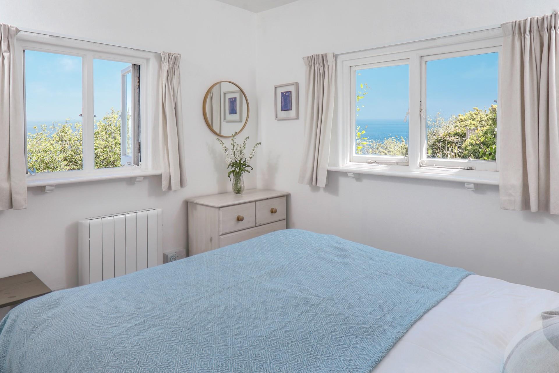 Wake up to sea views in the bedroom each morning.