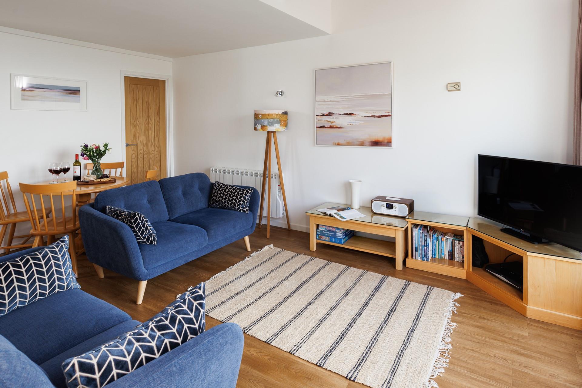 Put your feet up after a walk across the coast path.