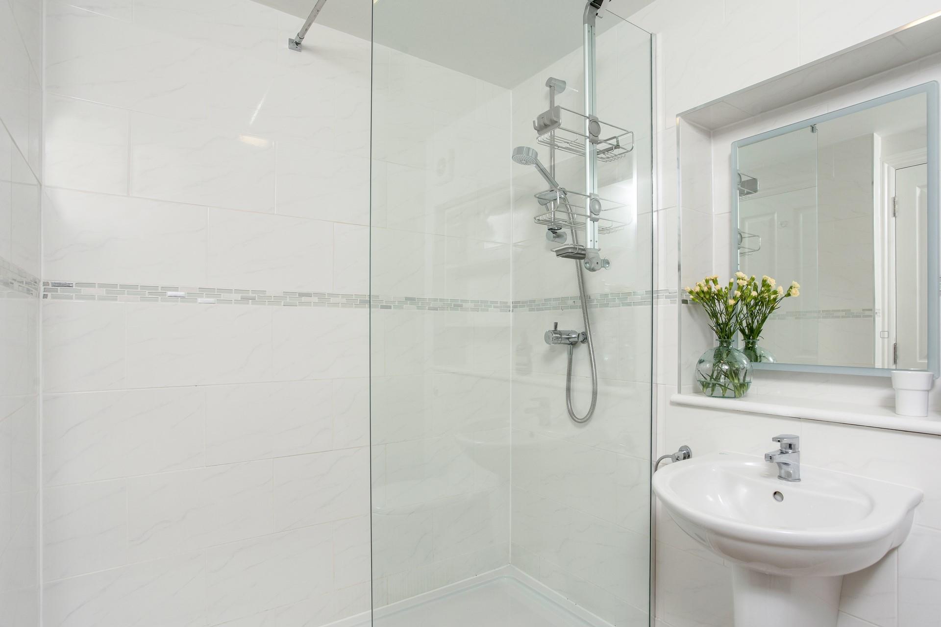 Jump in the shower and get ready for the day.