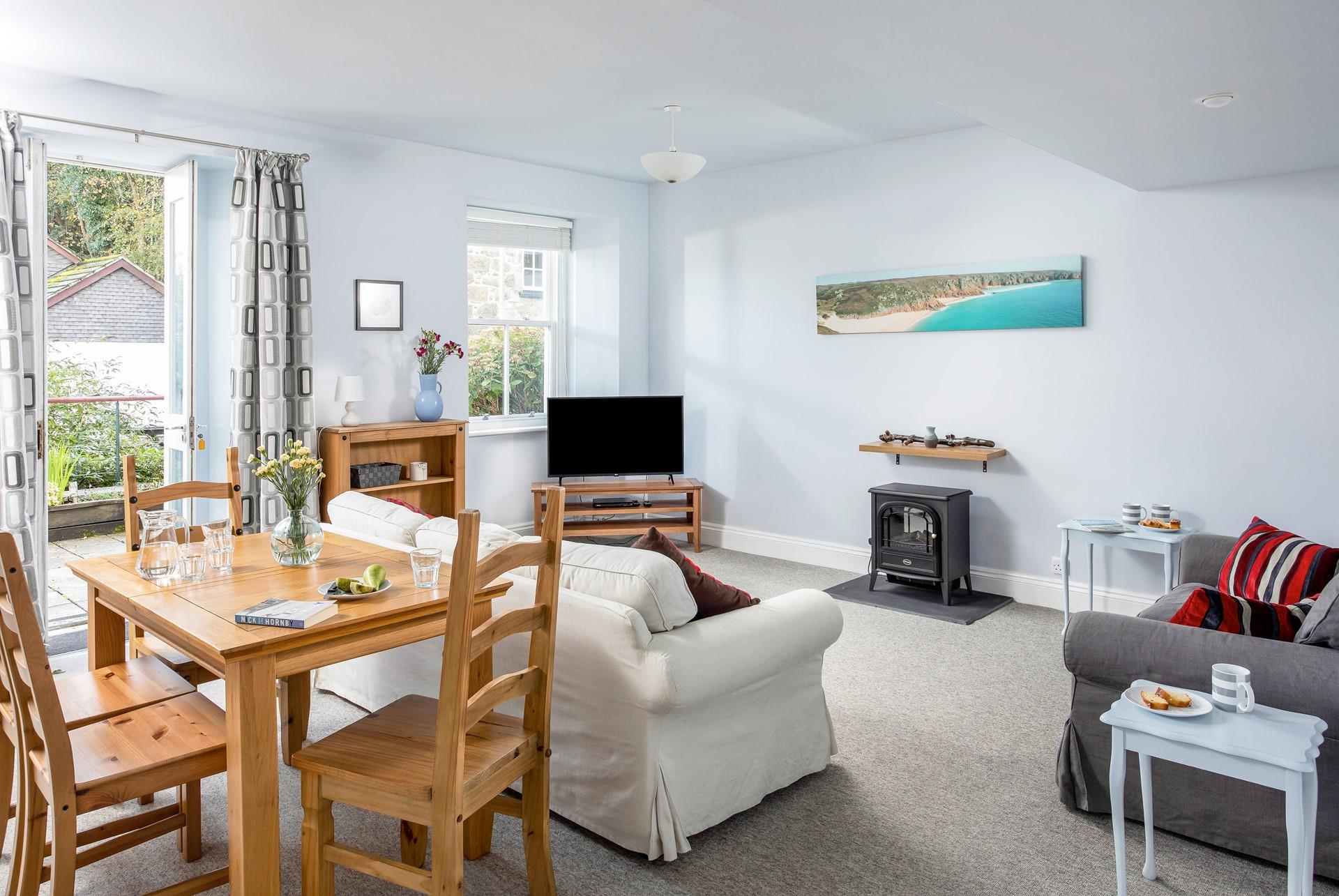 Snuggle up together after a day walking the coast path.