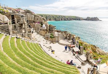 The Minack Theatre is close to Half Deck, a spectacular venue for live shows!