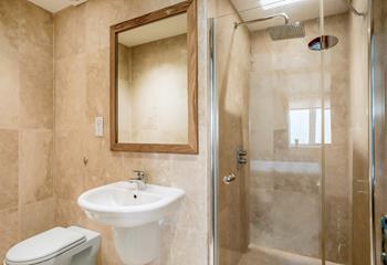 Bedroom 1 has an en suite shower, meaning no fighting for the bathroom in the mornings. 