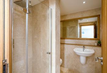 An en suite shower to three of the four bedrooms makes 21 The Watermark a great option for extended families. 