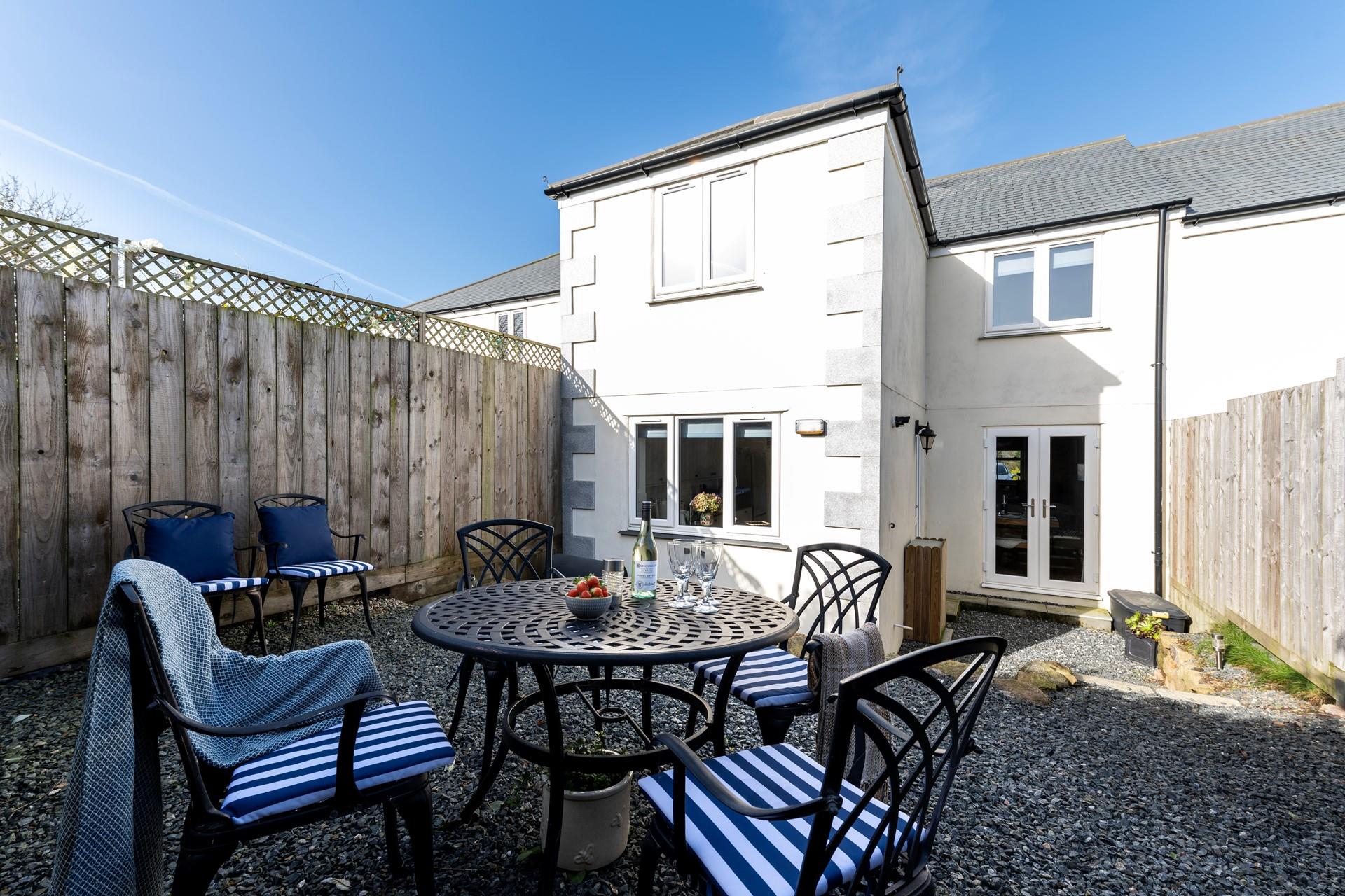 Sit out in the afternoon sun with a glass of something cold.