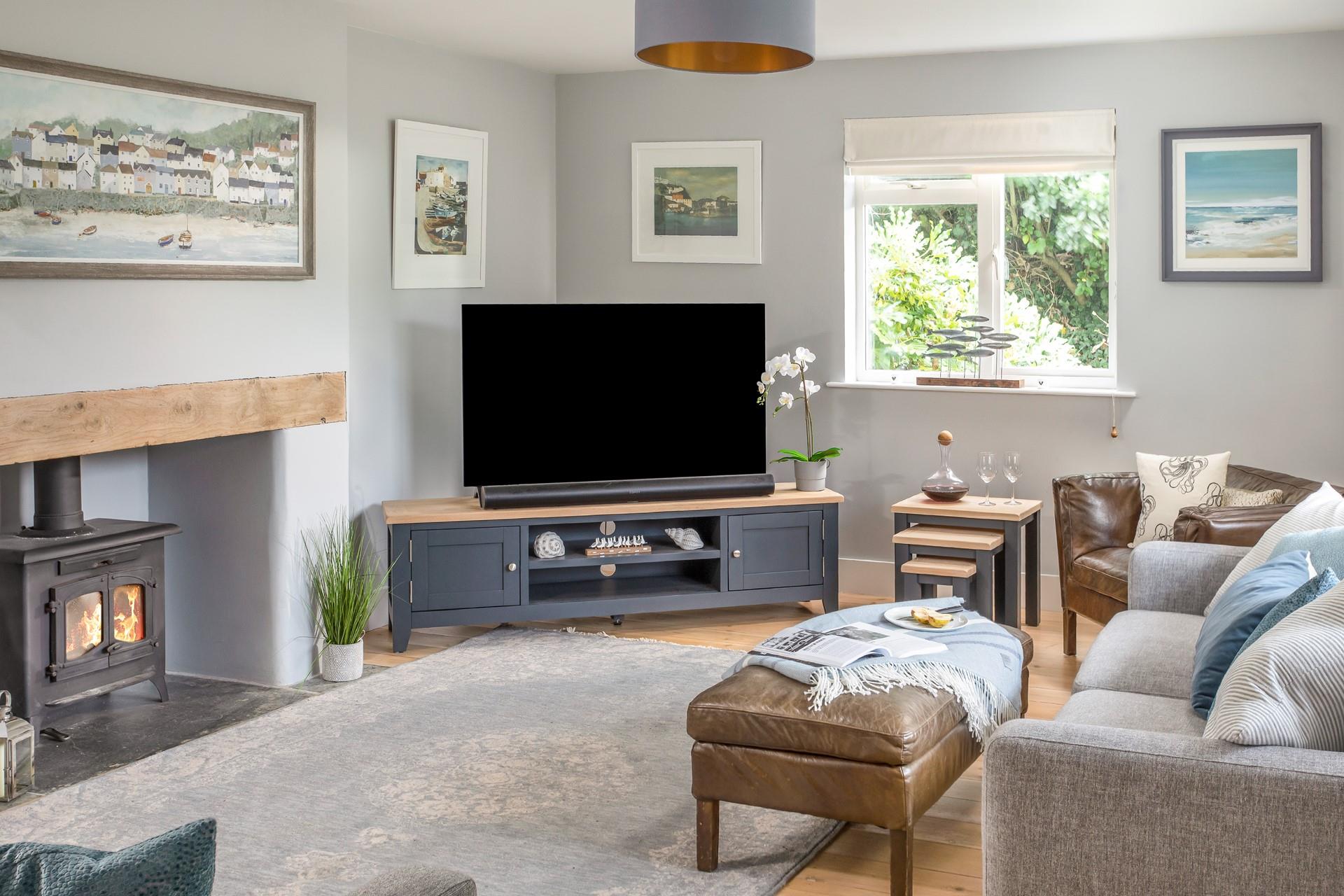 Light the woodburner and listen to the crackle whilst snuggled up after a day of walking.