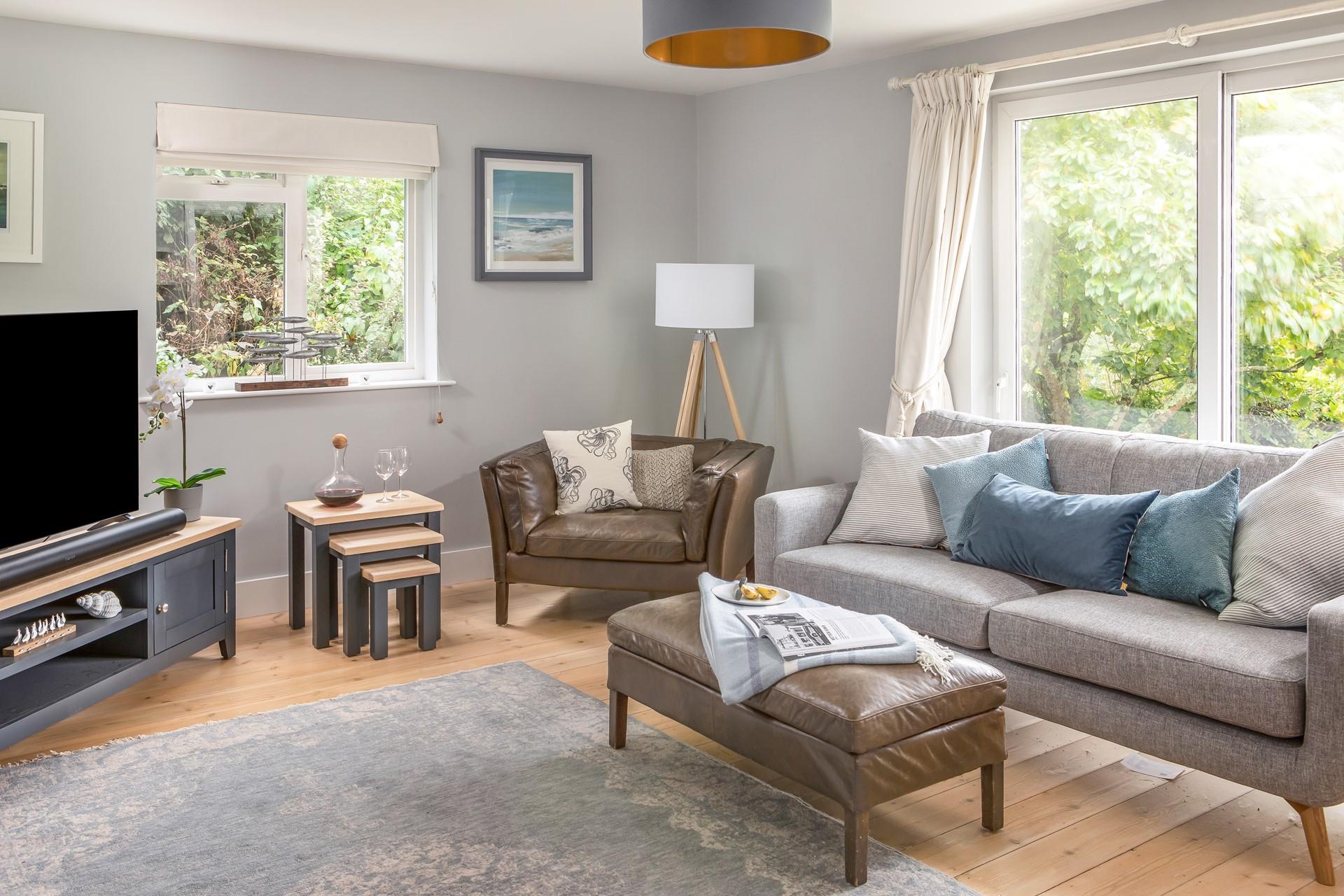 Put your feet up in the sitting room with a film on the TV.