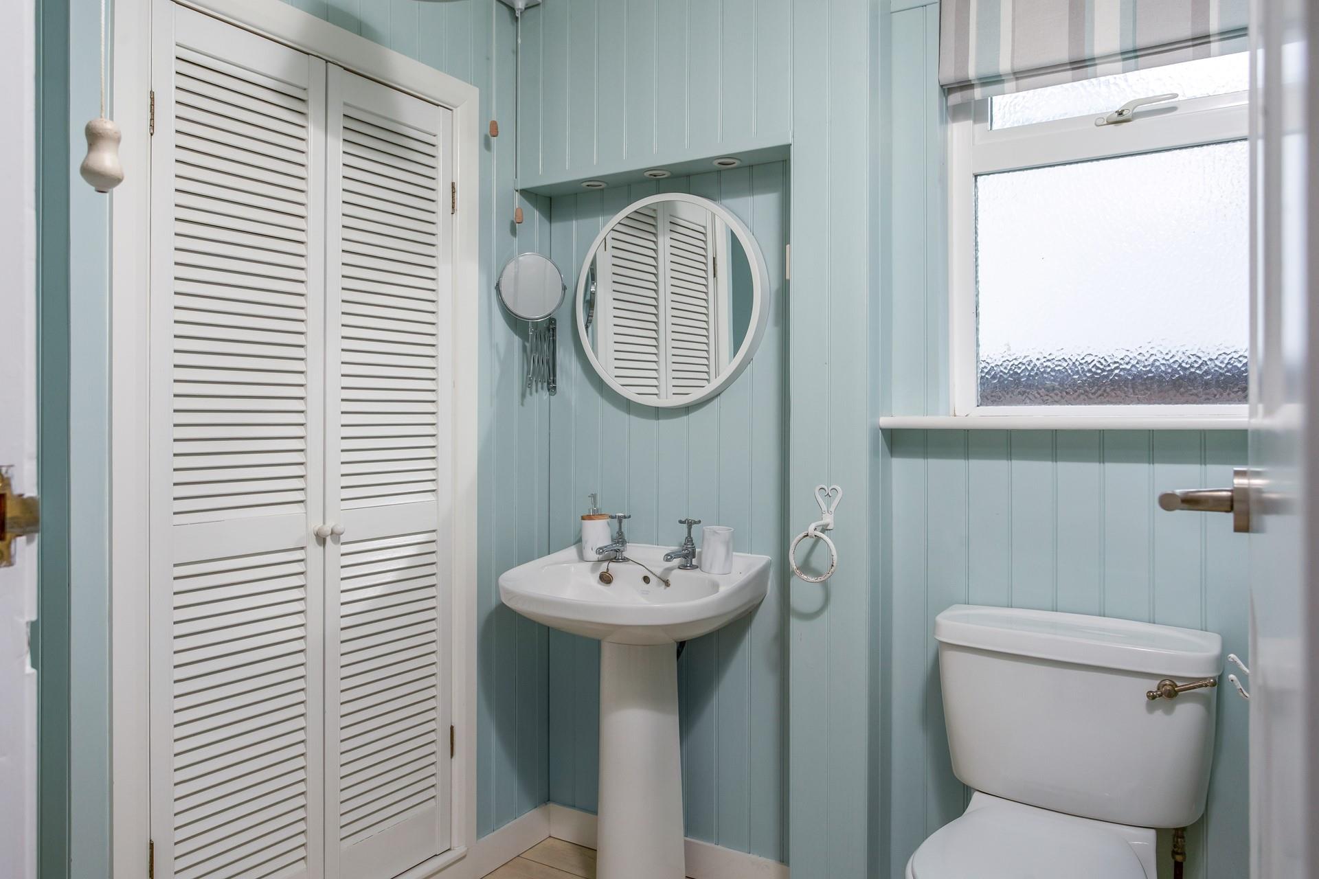 Get ready for the day in the bathroom and head out to explore the south coast.