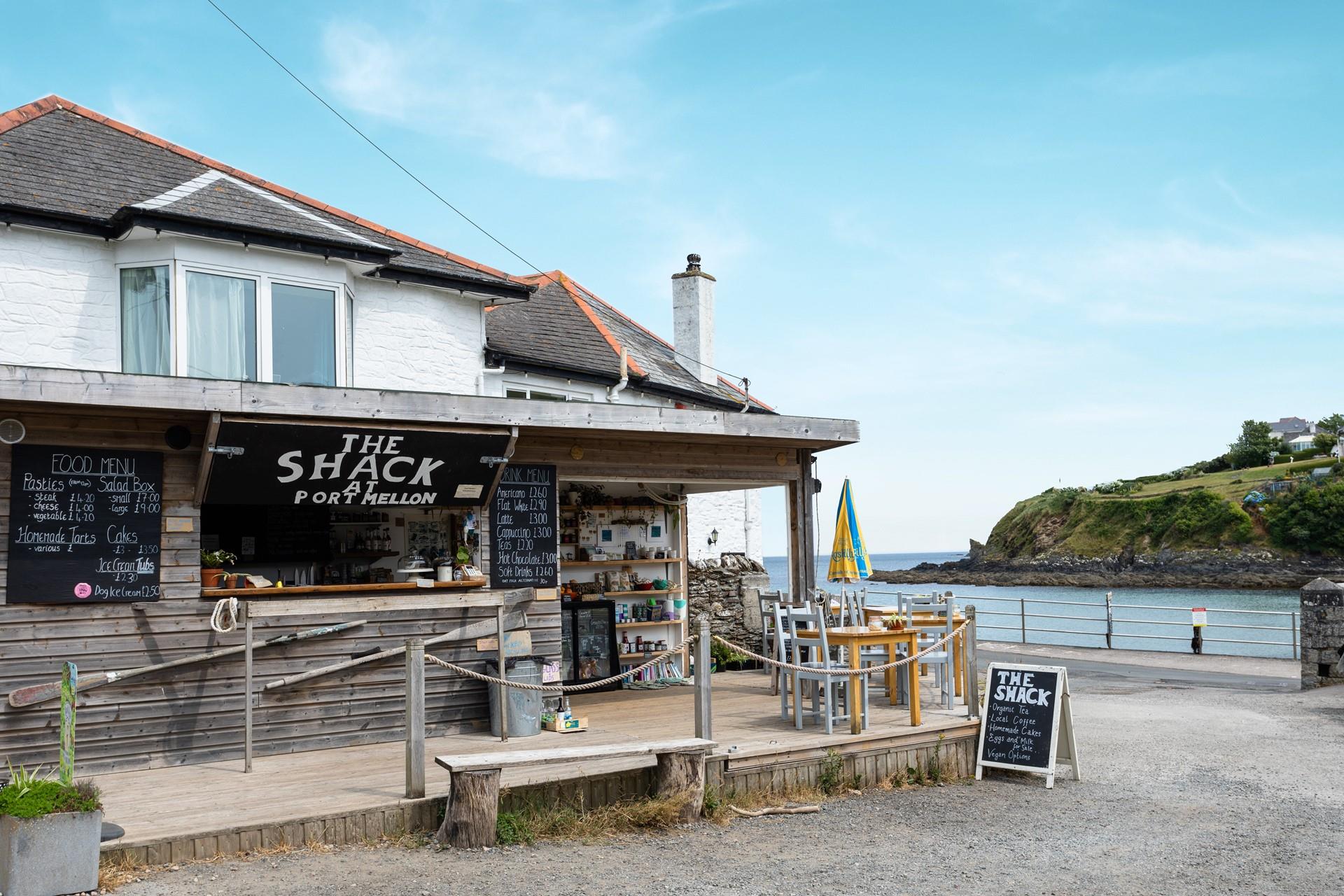 Grab a morning coffee from The Shack just down the lane.