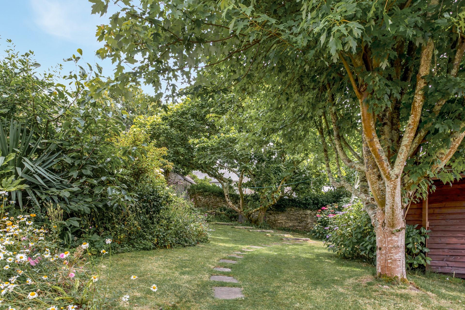 There is plenty of garden for your furry friend to explore.