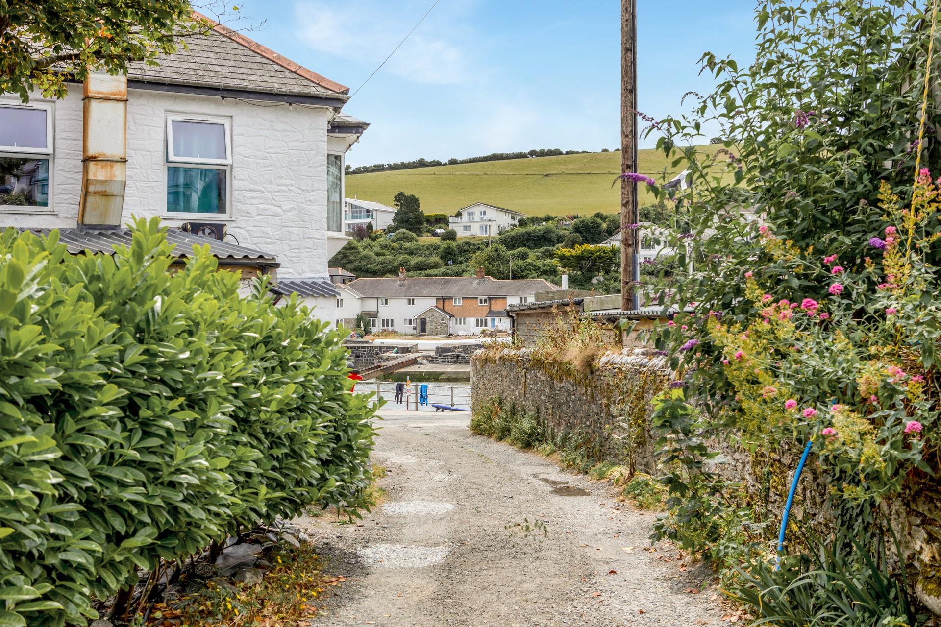 Take a stroll to the cove for a morning dip.