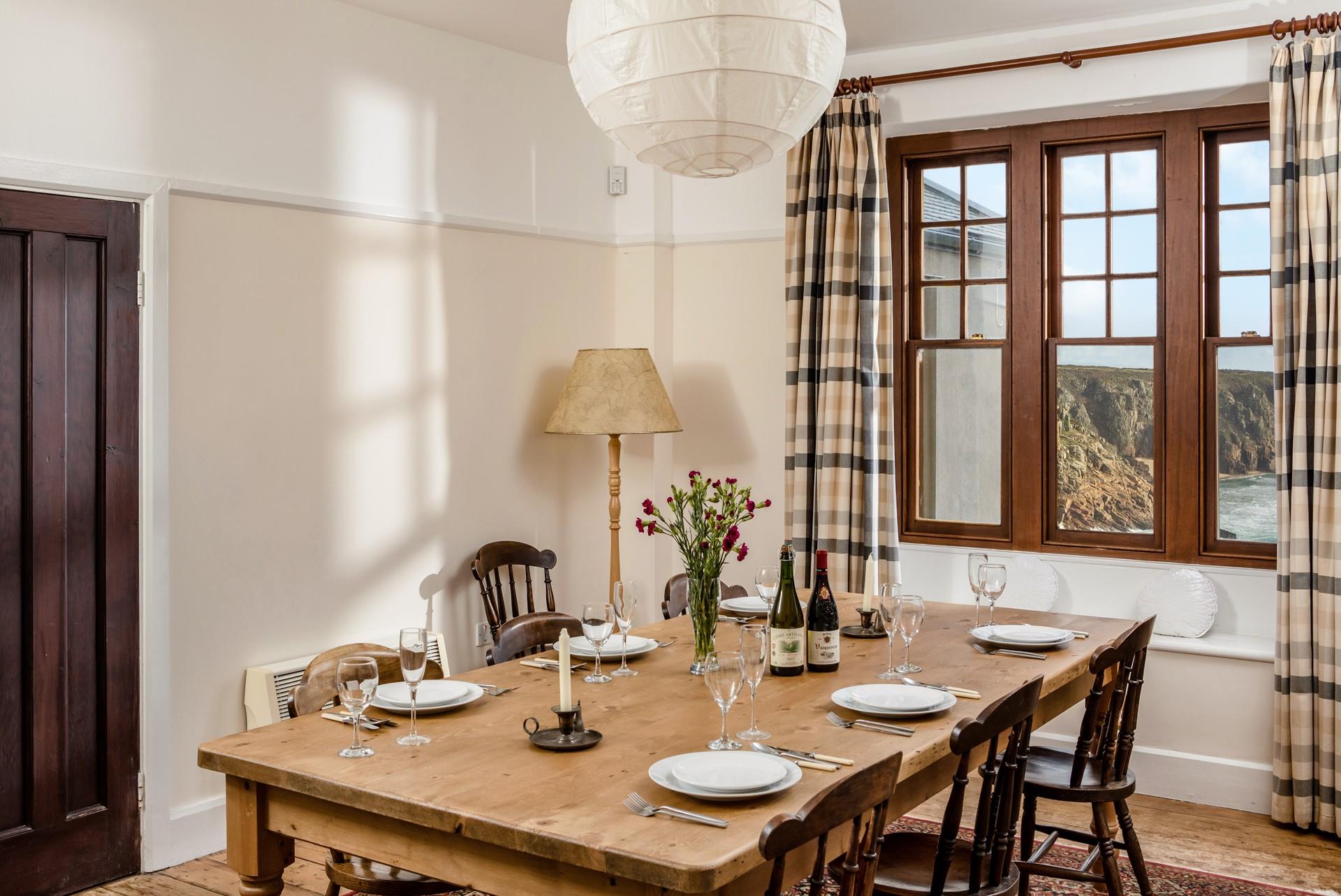 Dine with magnificent coastal views as your backdrop.