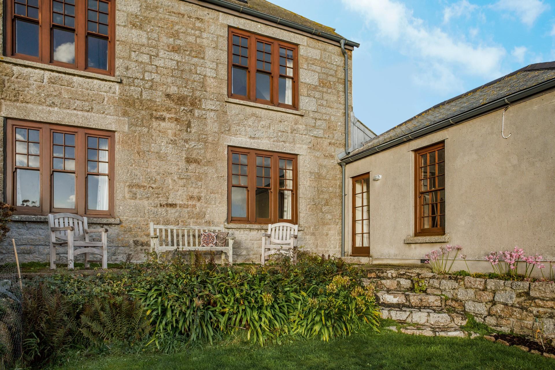 Enjoy a morning coffee or afternoon cuppa on the quaint terrace.