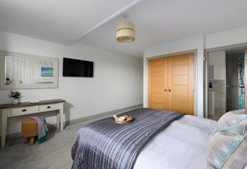 Step into the en suite and get ready for the day after a tasty breakfast in bed.