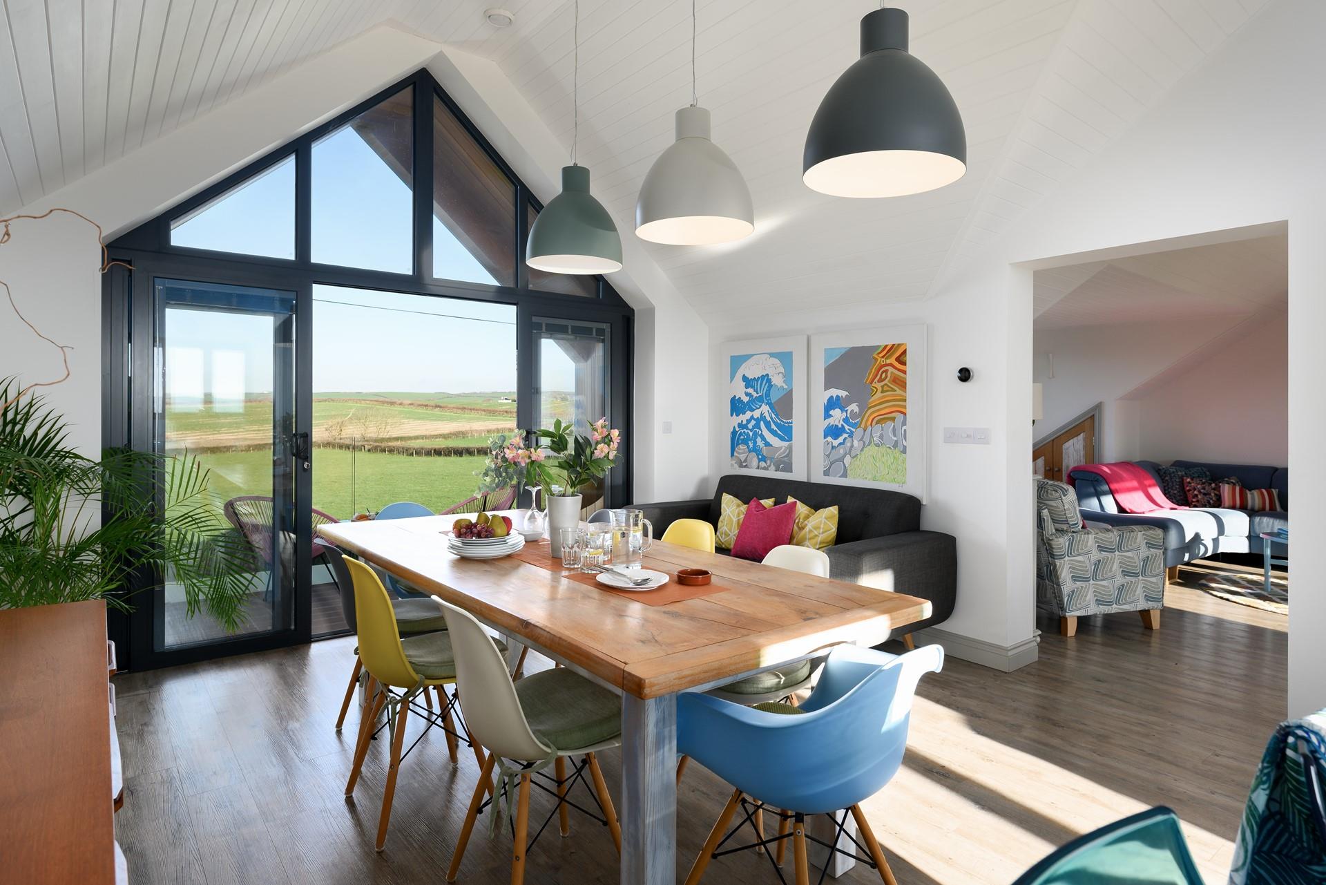 Gather the family around the dining table and tuck into a hearty meal.