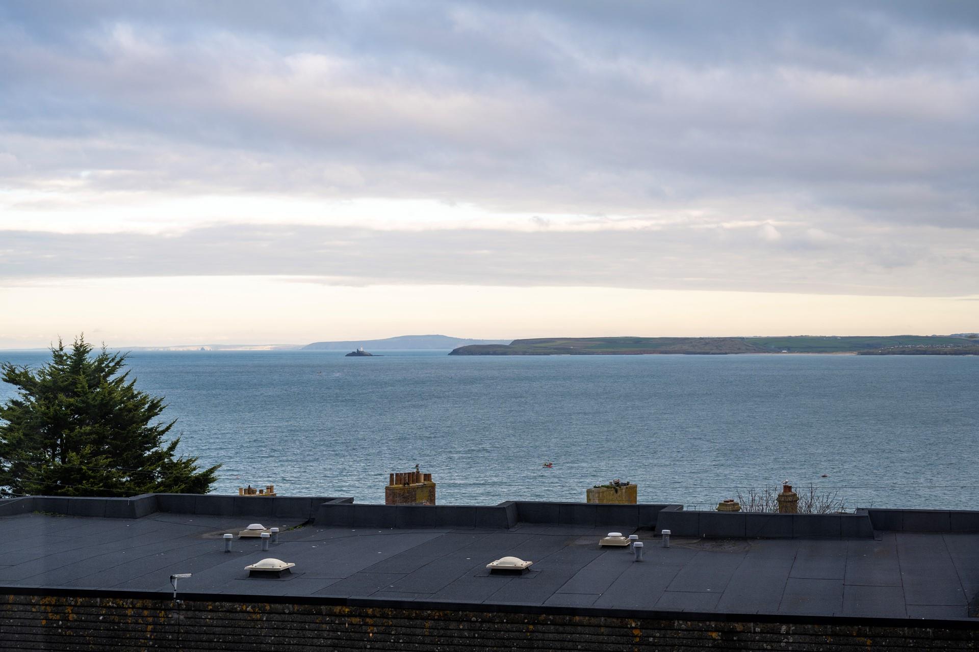 Enjoy far-reaching views across St Ives Bay.