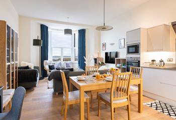 The kitchen is perfectly equipped to cook tasty meals.