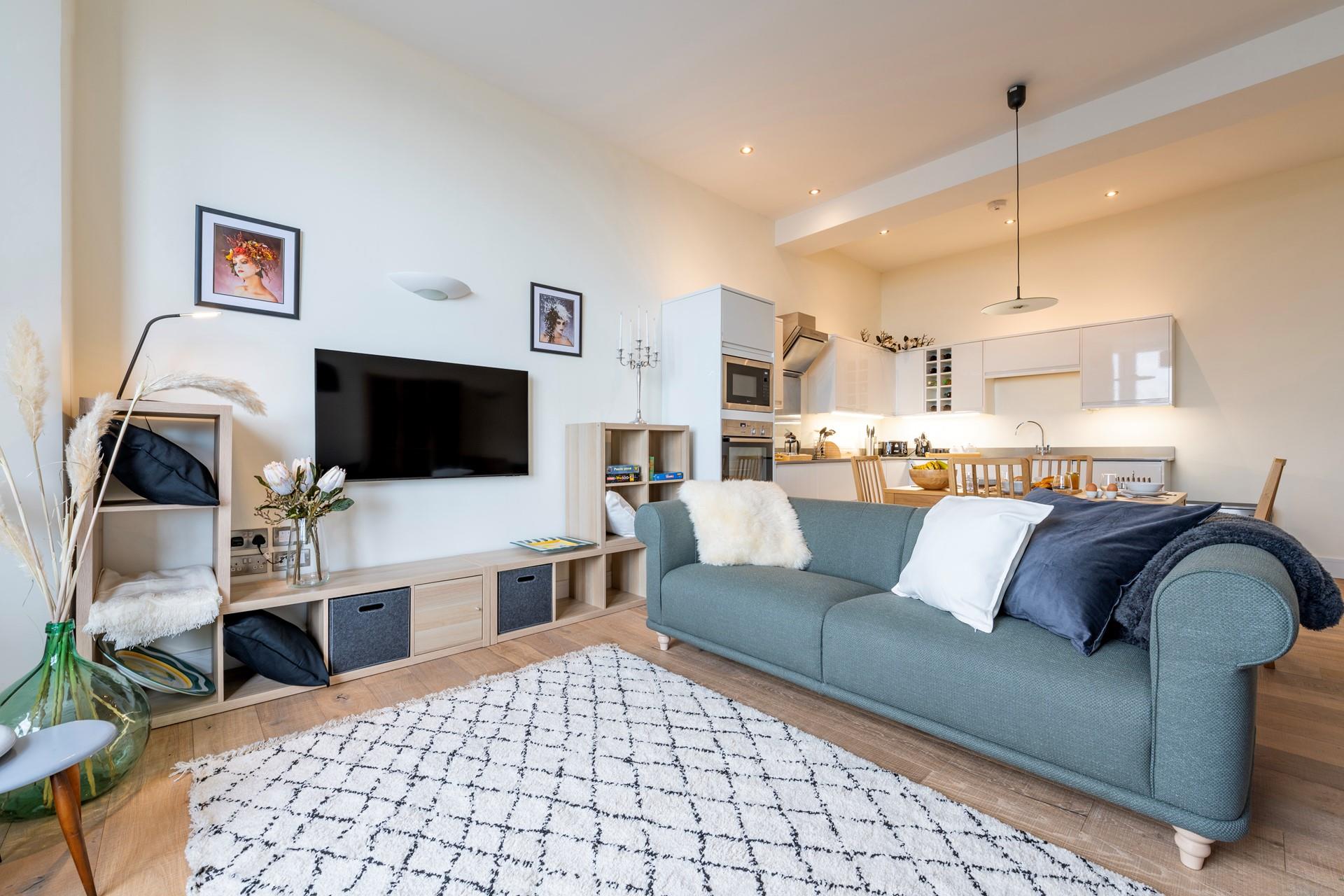 The open plan living space makes spending quality time together as a family a dream.