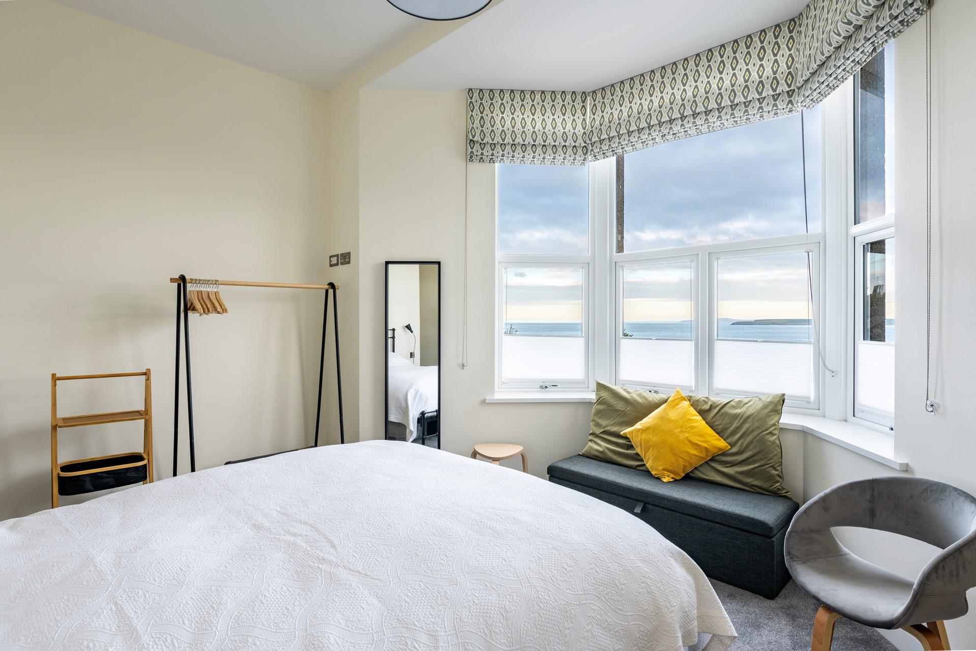 Sit in the window seat and enjoy the stunning sea views!