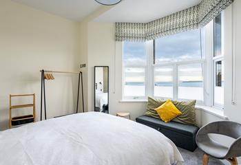 Sit in the window seat and enjoy the stunning sea views!