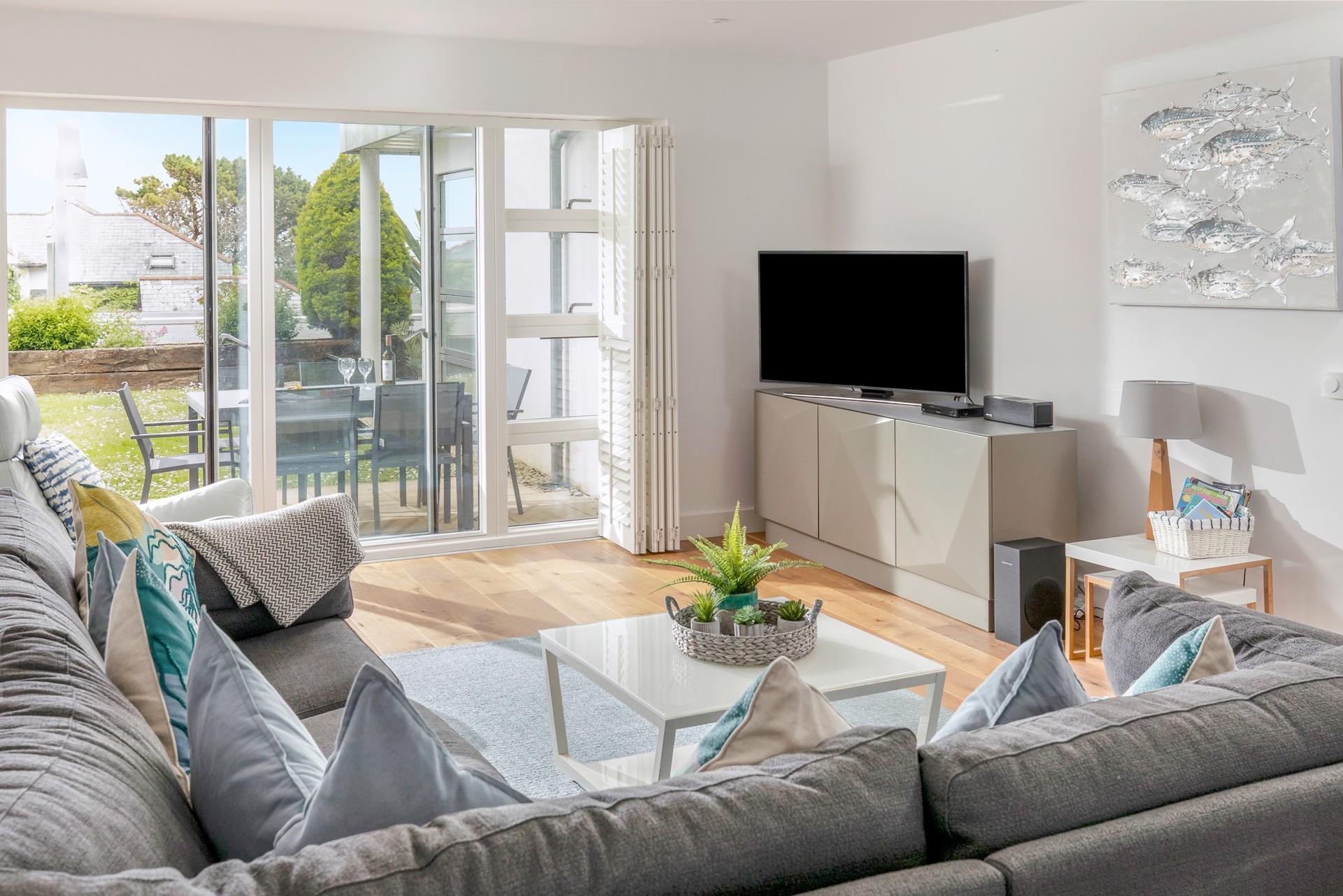 Enjoy al fresco dining on a summer's day.