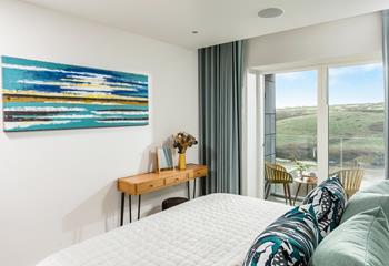 Lying in bed and gazing out to the views, you will soon be planning your next stay at 8 Woodlands.
