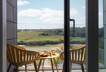 Step out onto the balcony and enjoy your morning coffee with a view!