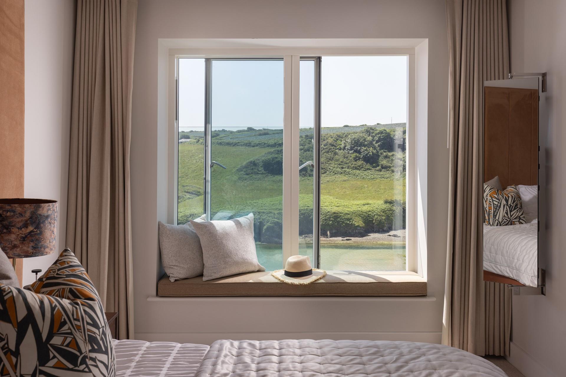 Unwind on the window seat and gaze out at the ever changing views, as the vista changes with the tides.